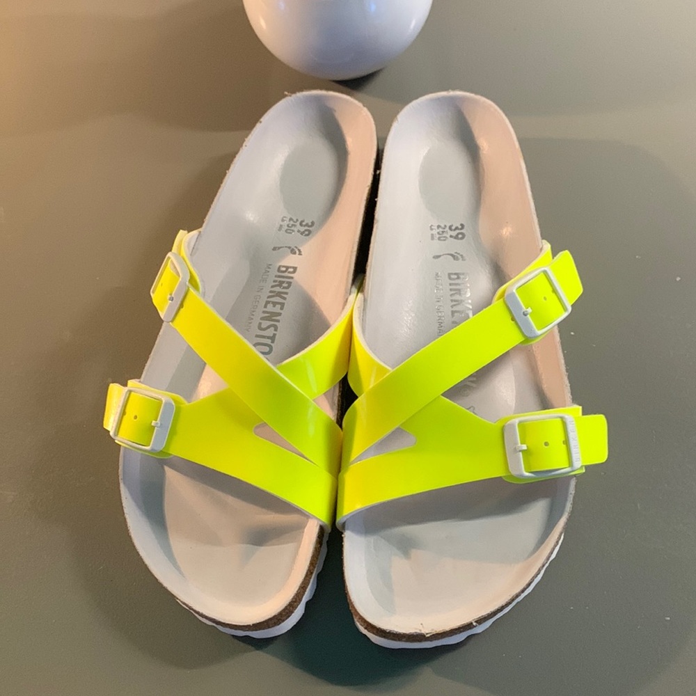New Birkenstock Yao Balance Birko-Flor Neon Sandal